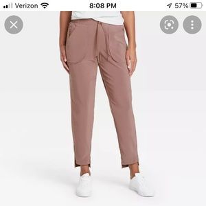 All in Motion tapered stretch woven pants